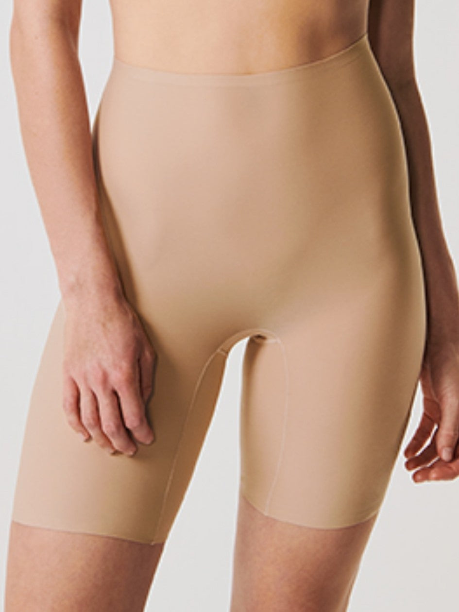 Chantelle SoftStretch Mid Thigh Shorts 2645 Latte One Size - The BraBar &  Panterie