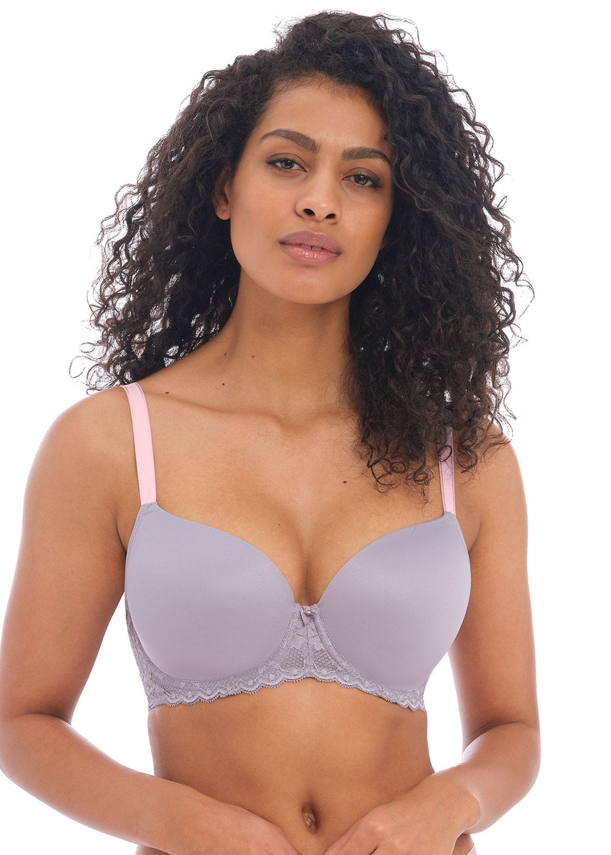 FREYA OFF BEAT MINERAL GREY UNDERWIRE SIDE SUPPORT BRA SIZE 30F