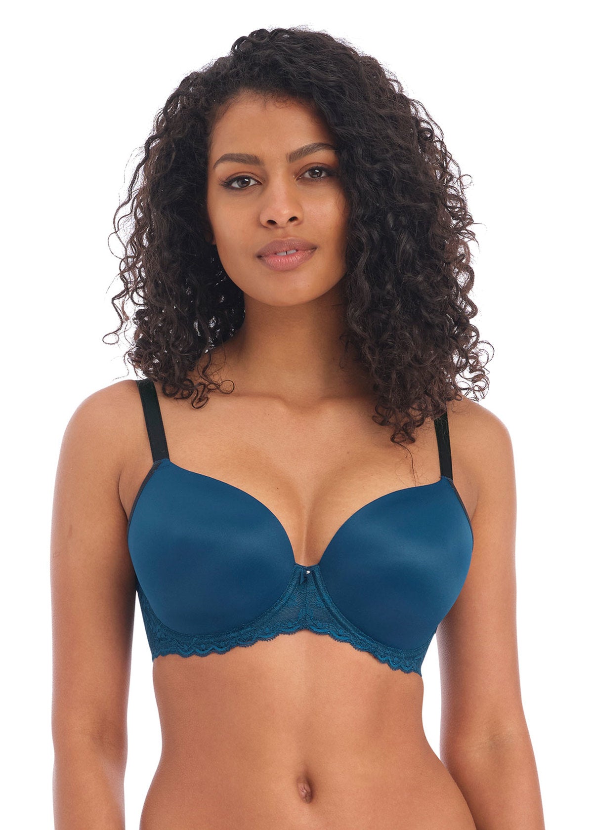 Freya Offbeat Moulded T-Shirt Bra in Poseidon