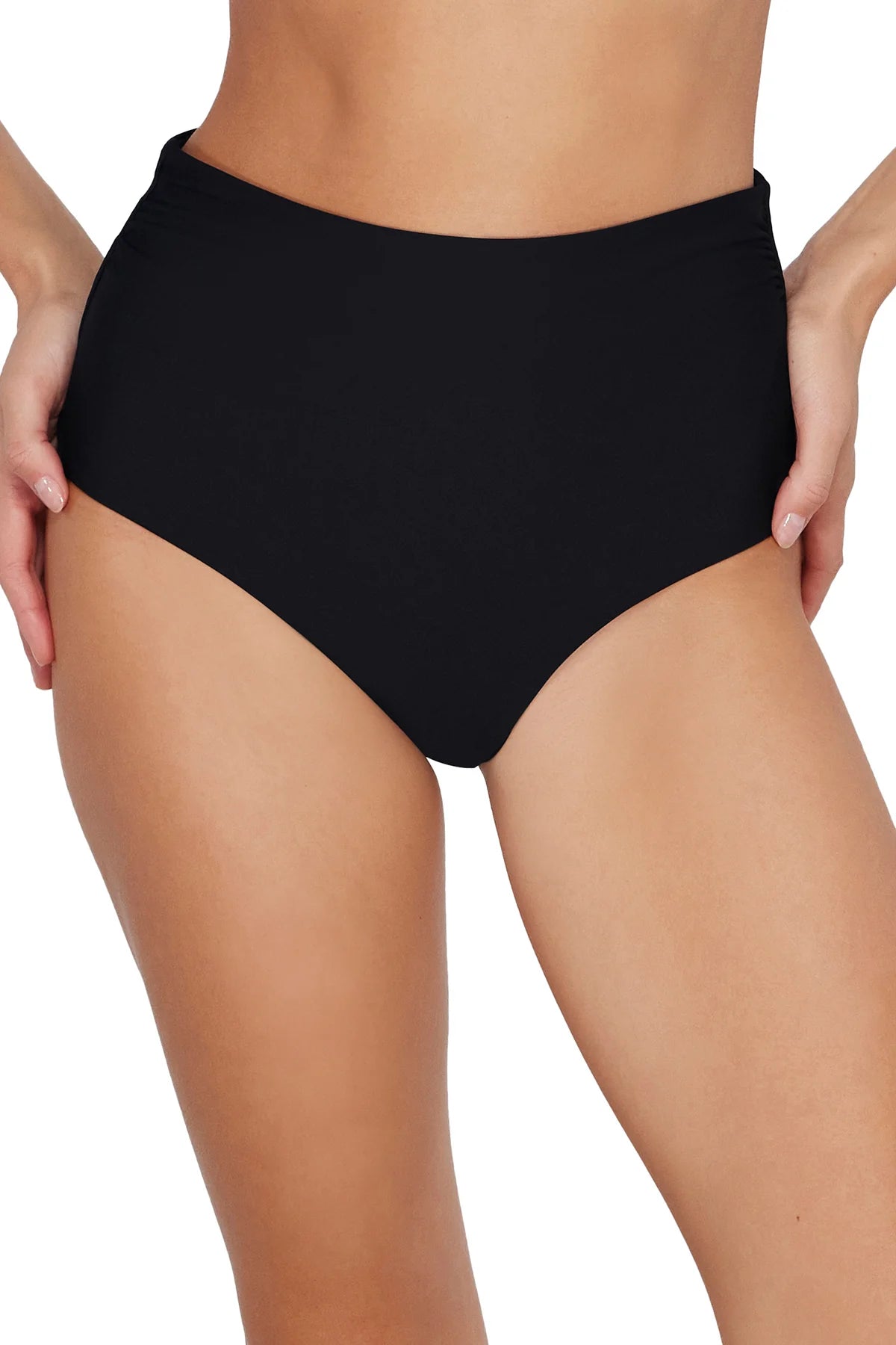 Capri High Waist Bottom in Black