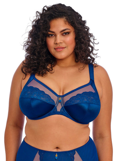 Cate Allure Banded Full Cup Bra - Lapis