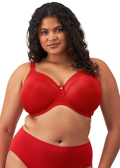 Smooth Moulded Bra - Haute Red