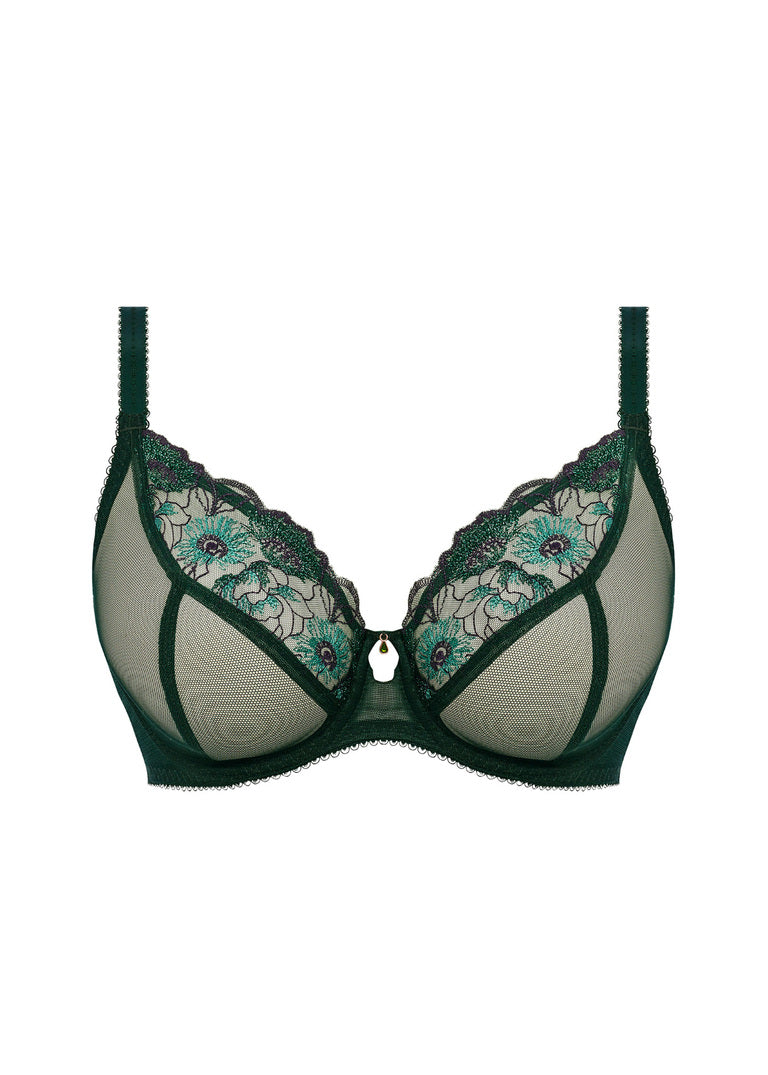 Loveland Plunge Bra - Deep Emerald