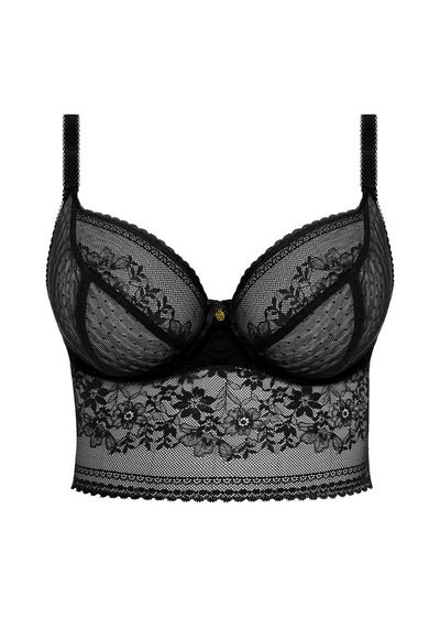 Sydnie Longline Bra - Black