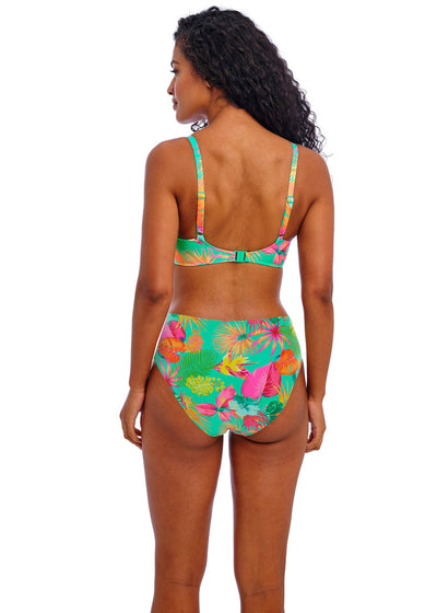 Isla Margarita High Waist Bikini Brief - Jade