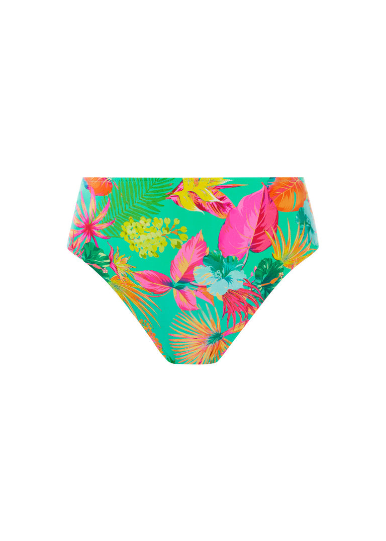 Isla Margarita High Waist Bikini Brief - Jade