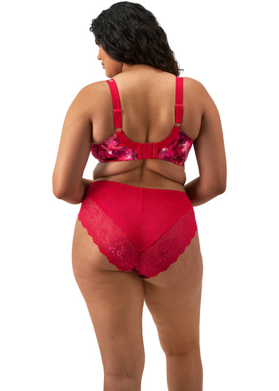 Morgan Stretch Banded Bra - Berry Crush