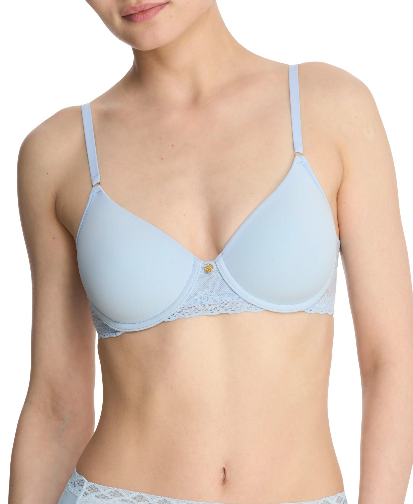 Bliss Perfection Contour Underwire Bra - Misty Blue