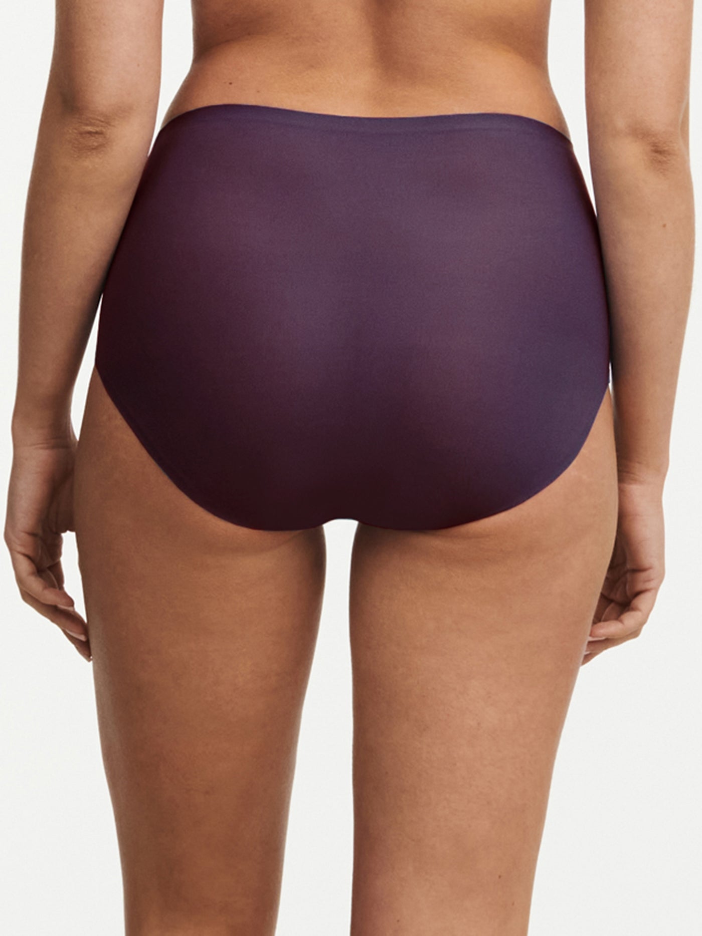 SoftStretch High Waist Brief - Aubergine