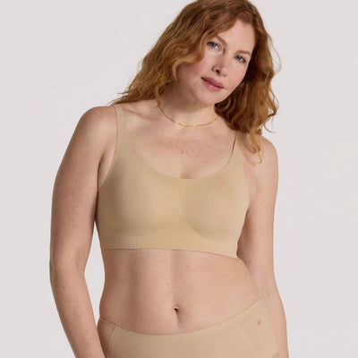 Structured Scoop Bra - Sand