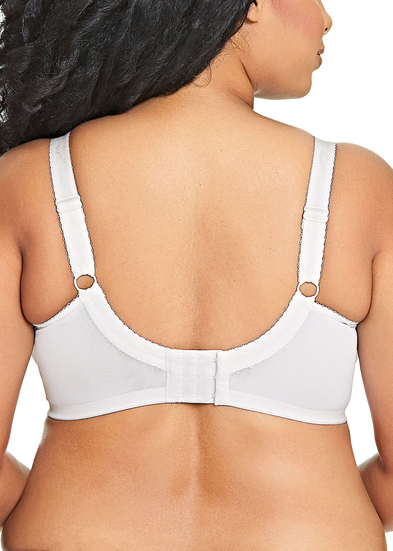 Keira Banded Bra - White