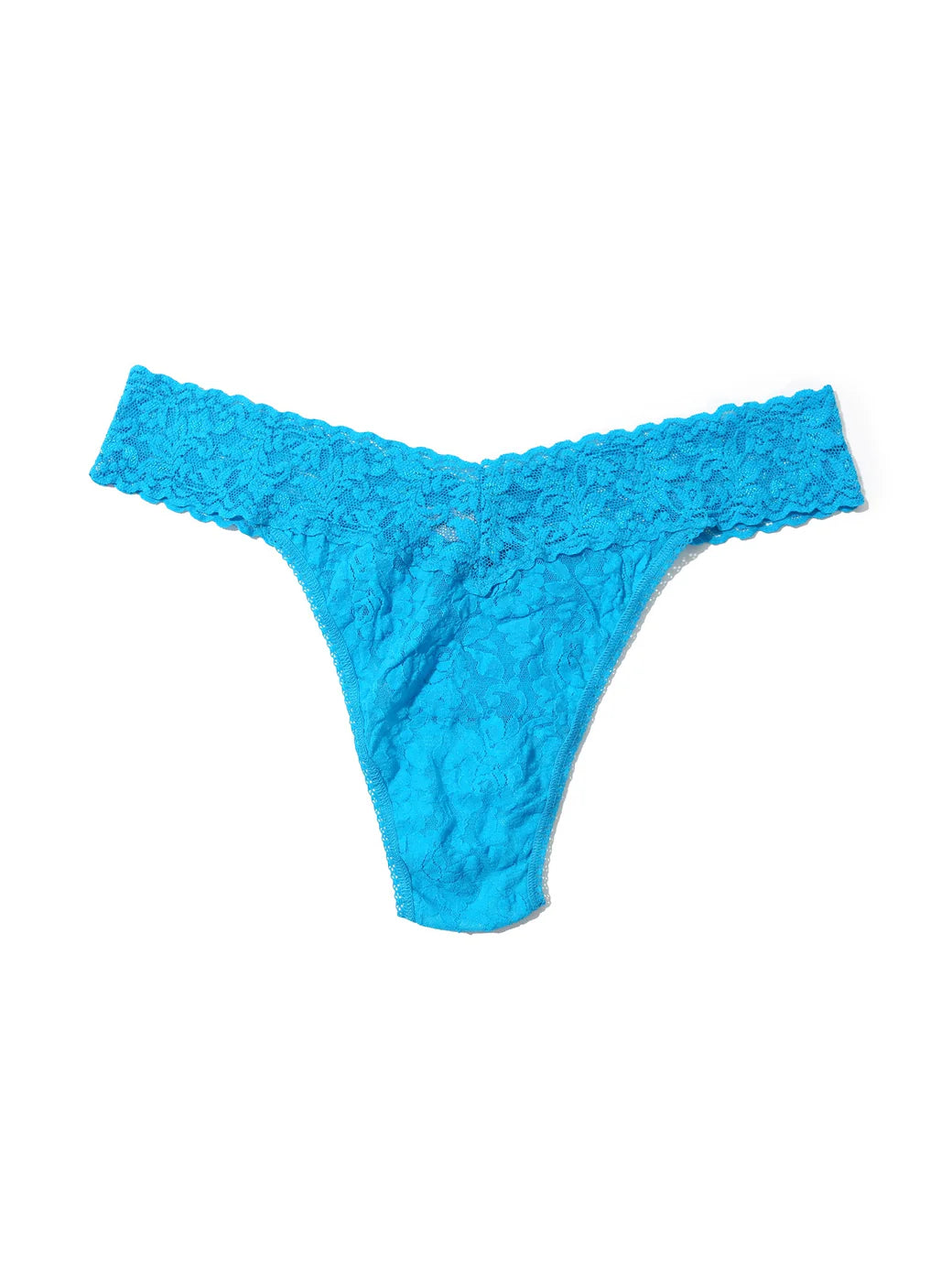 Signature Lace Original Rise Thong - Ocean Eyes