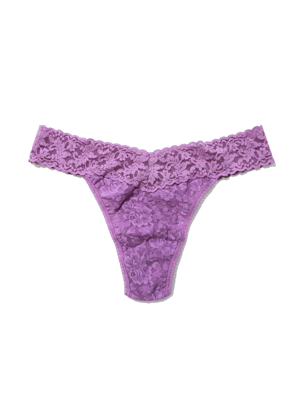 Signature Lace Original Rise Thong - Venus Purple