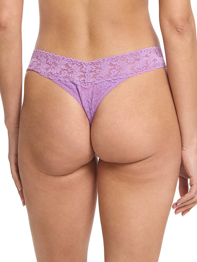 Signature Lace Original Rise Thong - Venus Purple