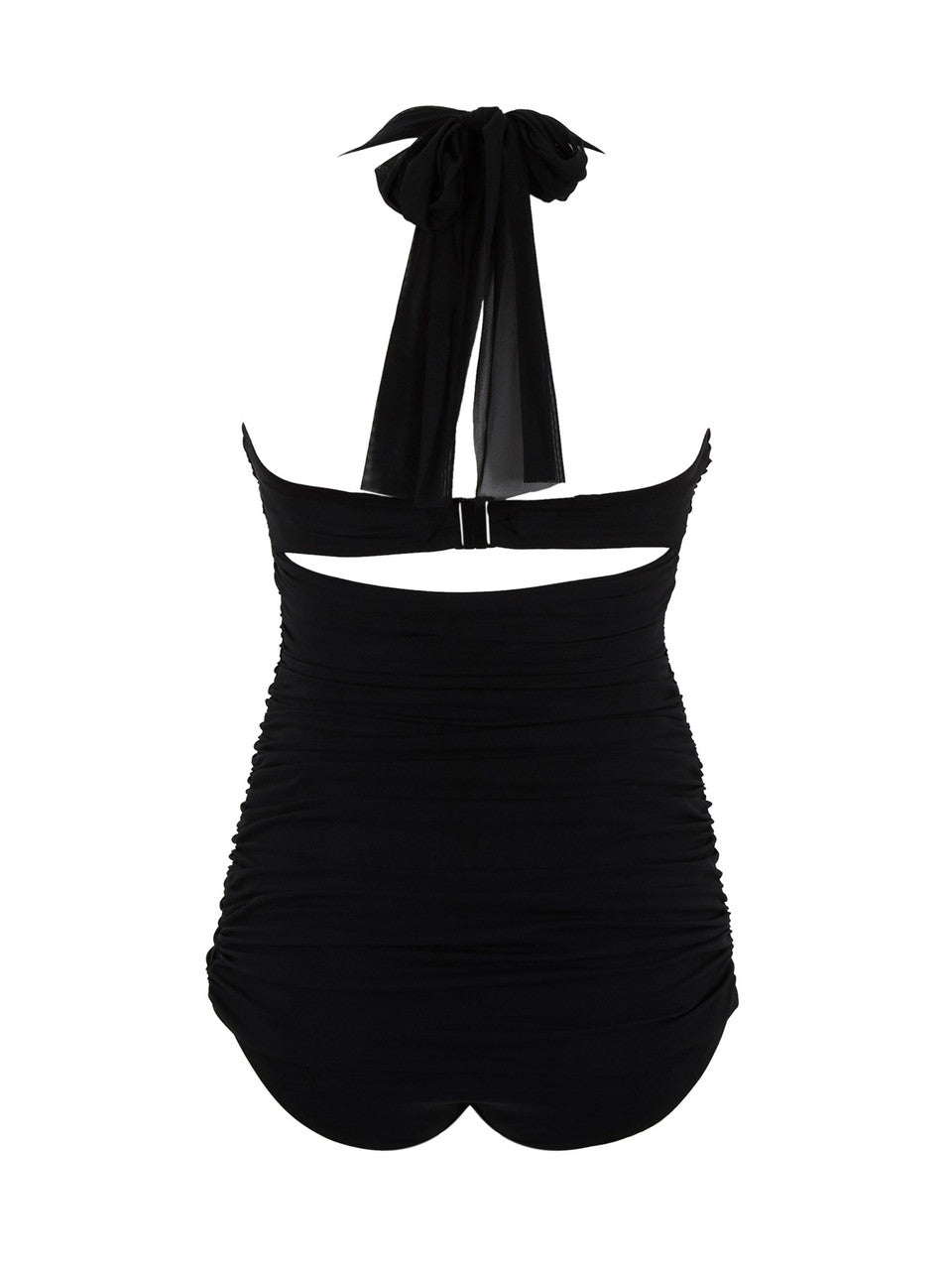 Marilyn Tulle Multi-way Bandeau Swimsuit - Black