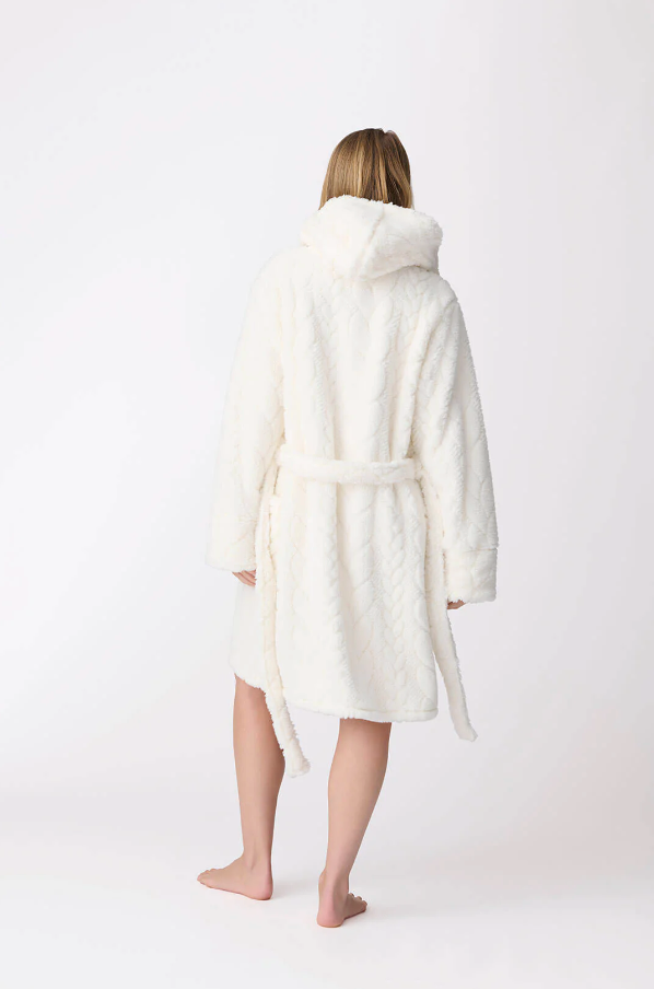 Lets Get Cozy Robe - Ivory