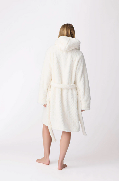 Lets Get Cozy Robe - Ivory