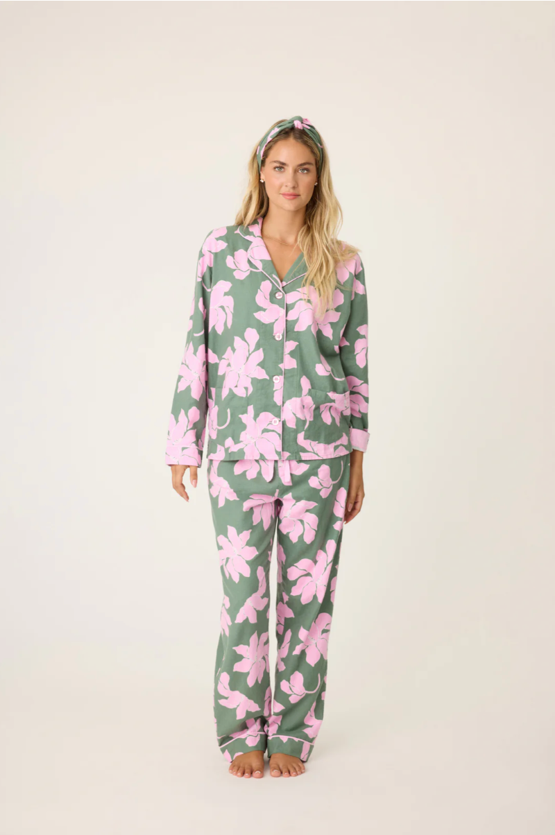 Find Peace Within Flannel PJ Set