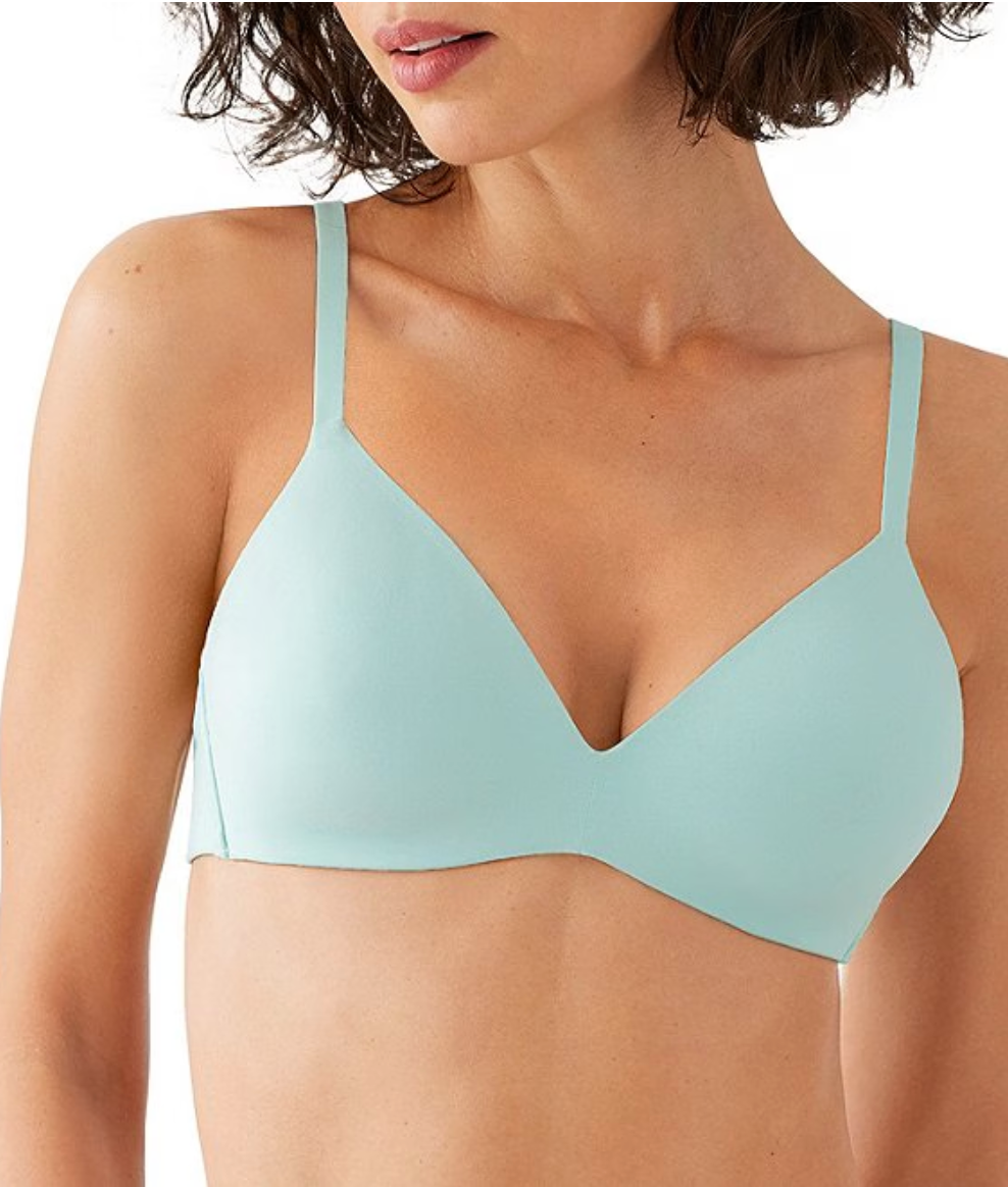 How Perfect Wire Free T-Shirt Bra - Eggshell Blue