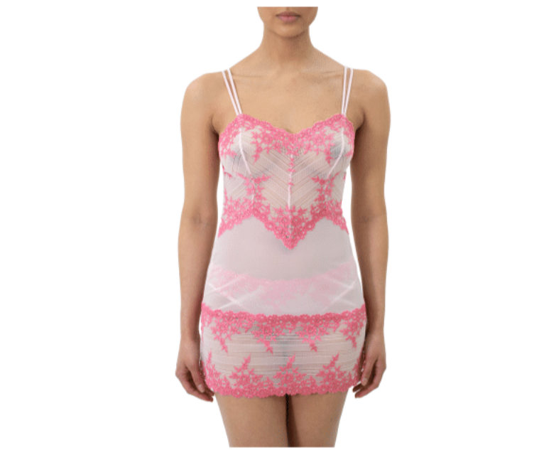 Embrace Lace Chemise - Ballet Slipper/Chateau Rose