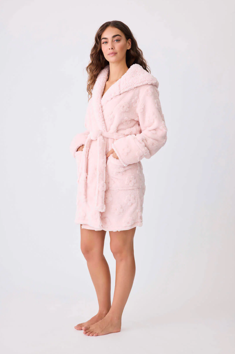 Lets Get Cozy Robe - Pink Pear