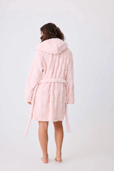 Lets Get Cozy Robe - Pink Pear