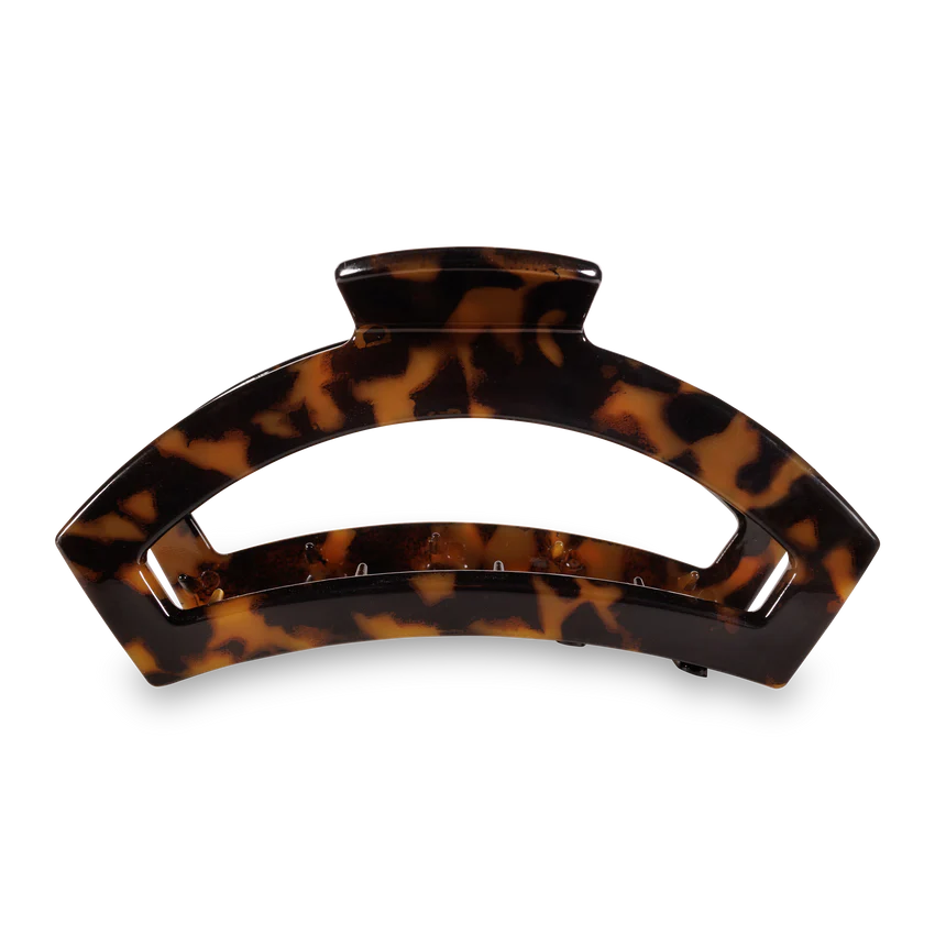 Large Open Hair Clip - Tortoise