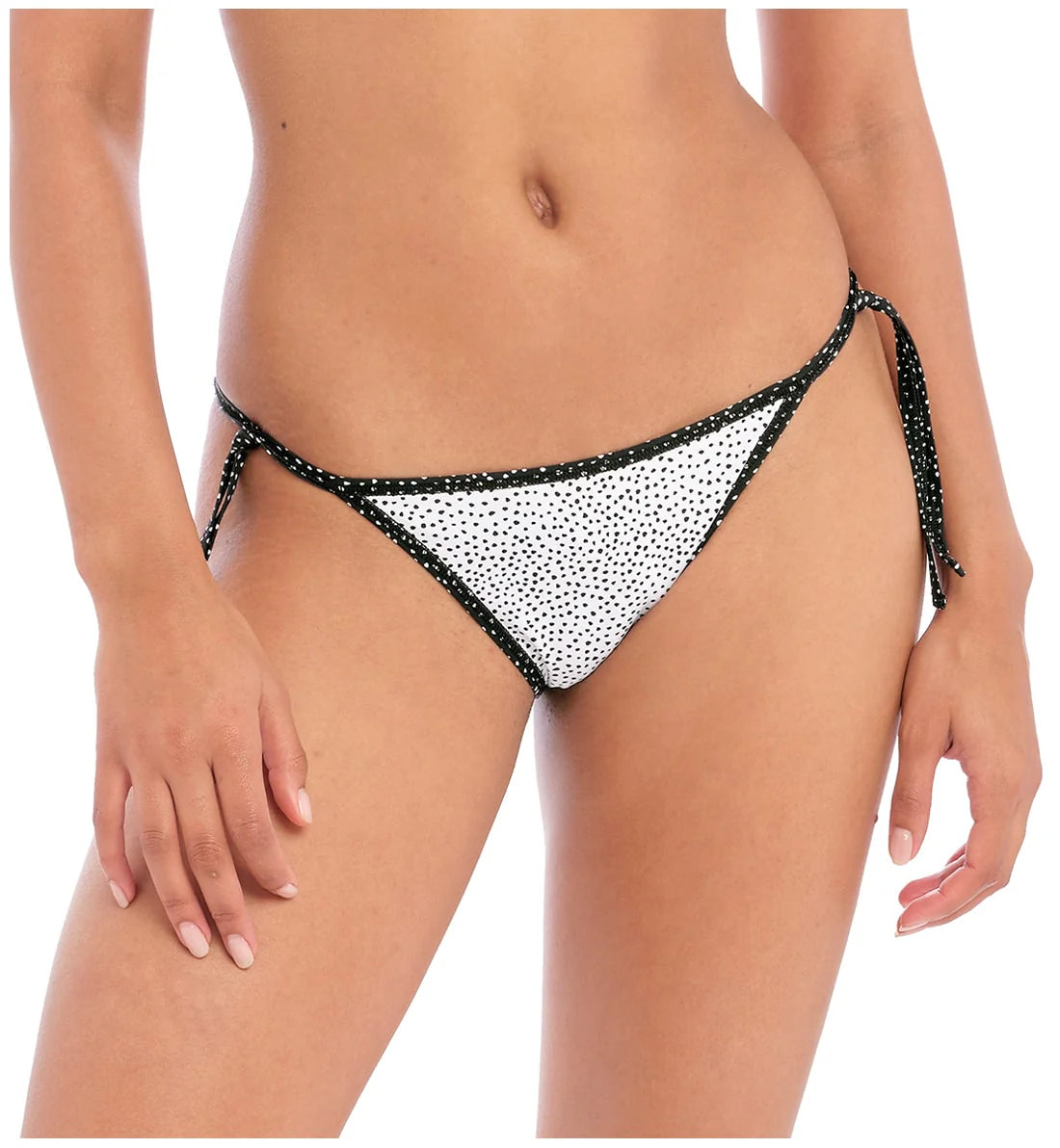 Freya Gemini Palm Reversible Tie Side Swim Brief - Monochrome