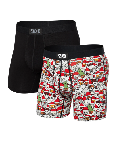 Vibe Super Soft (2 Pack) - All The Santas / Black