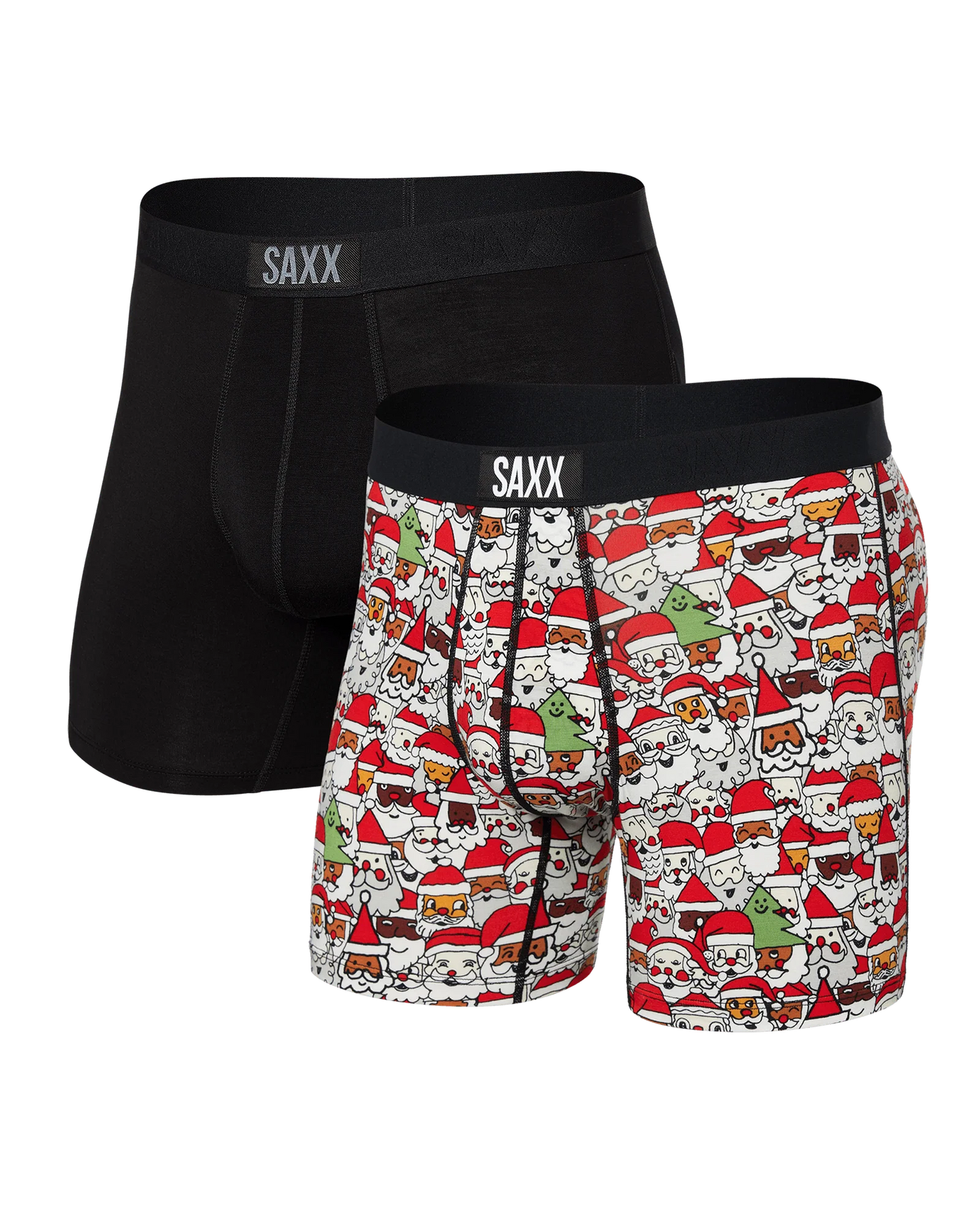 Vibe Super Soft (2 Pack) - All The Santas / Black