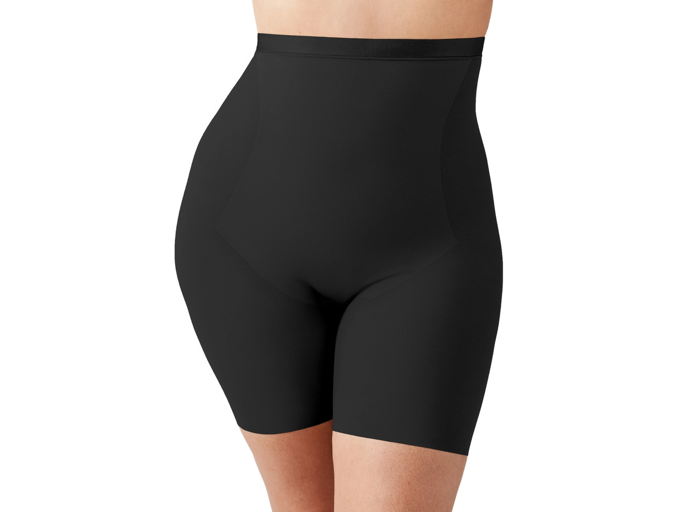 Shape Revelation Hourglass Hi-Waist Thigh Shaper in Black