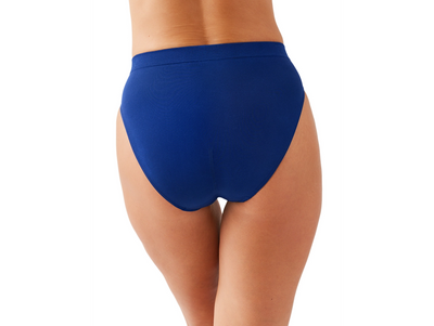 B-Smooth Seamless Hi-Cut Brief - Blue Depth