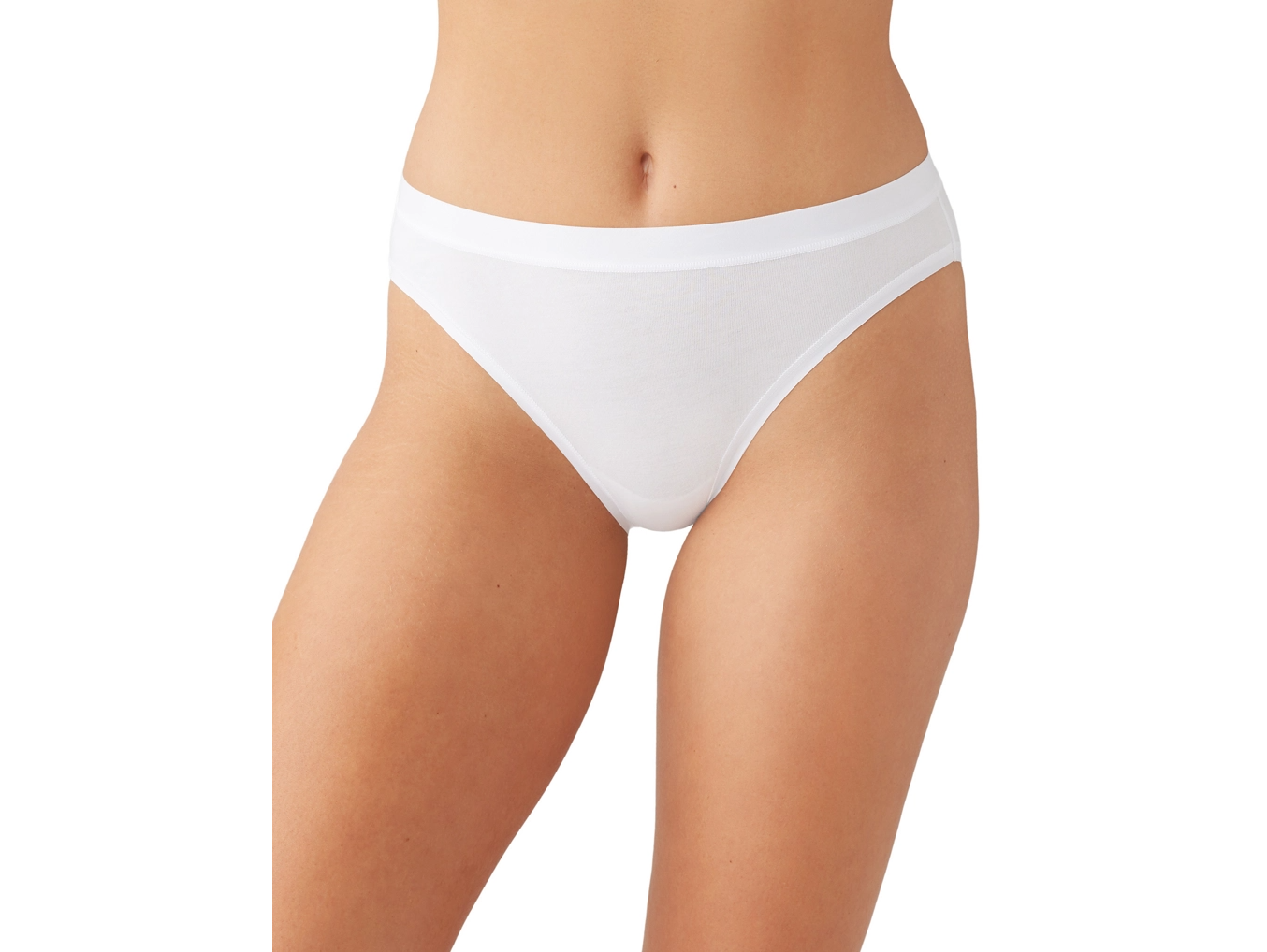 Understated Cotton Bikini in white