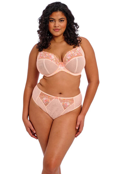 Himari High Waisted Brief - Peach Whisper