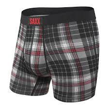 Ultra Super Soft Boxer Brief - Grey Tartan