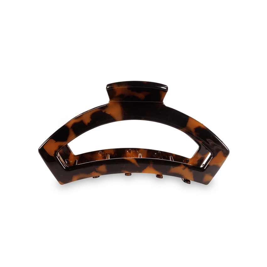 Medium Open Hair Clip - Tortoise