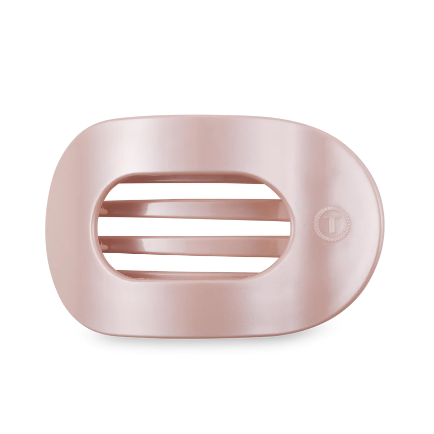 Teleties Flat Clip Large - Pearly Pink