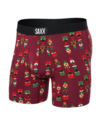 Ultra Super Soft Boxer Brief - Nutcracker Merlot