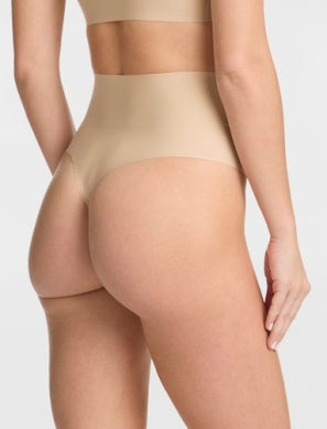 Zone Smoothing Control Thong - Beige