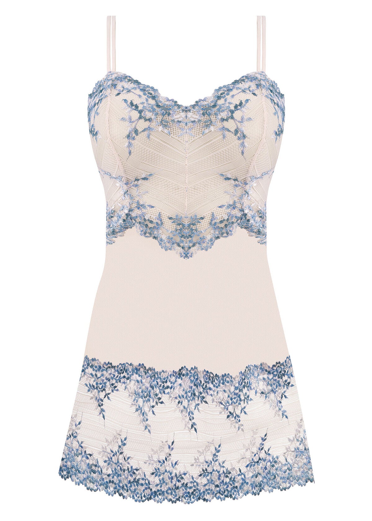 Embrace Lace Chemise In Parchment/Blue by Wacoal – My Bare Essentials
