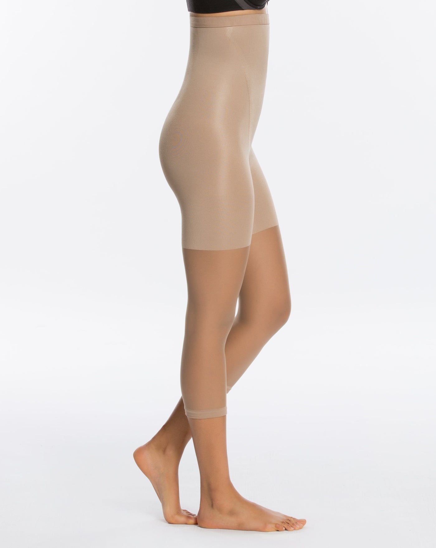 Spanx Footless Pantyhose Bodyshaping Nude Size B 